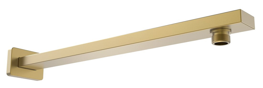 Wand Douche-uitloop Vierkant 380 mm Mat Goud