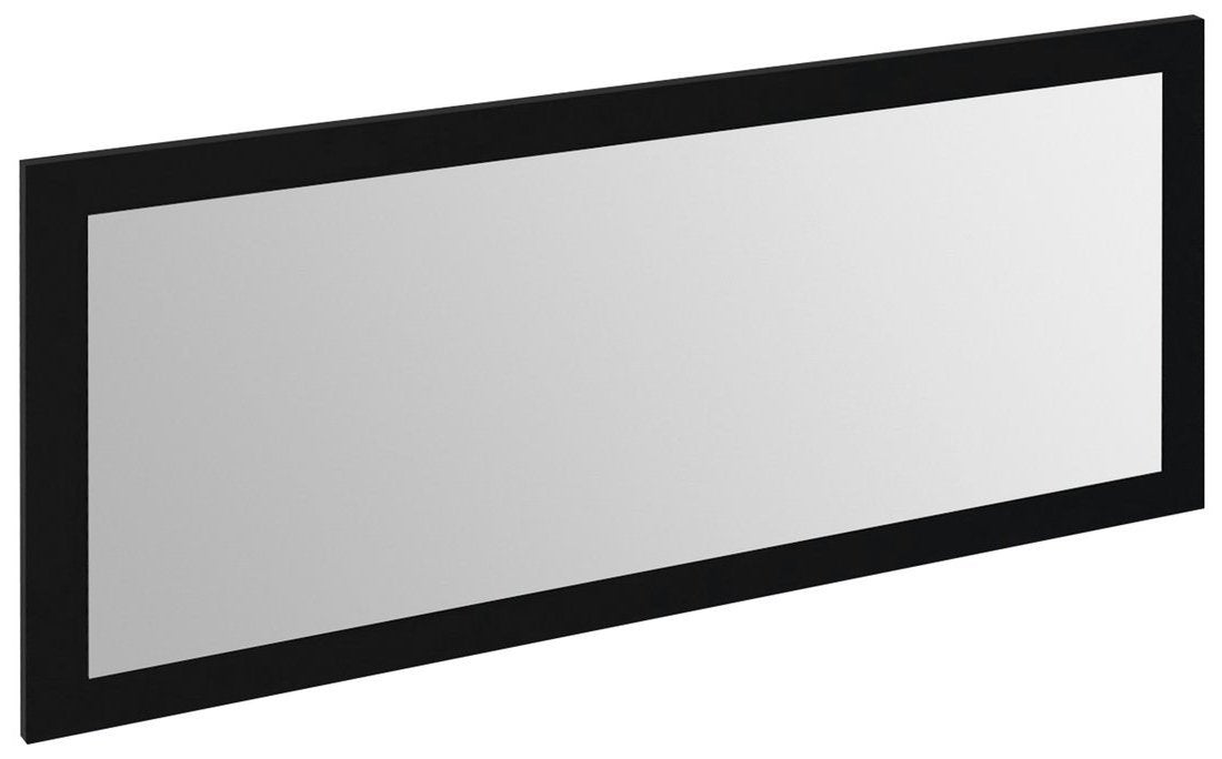 Treos Rechthoekige Spiegel In Gelamineerd MDF Frame 110 X 50 Cm Mat Zwart