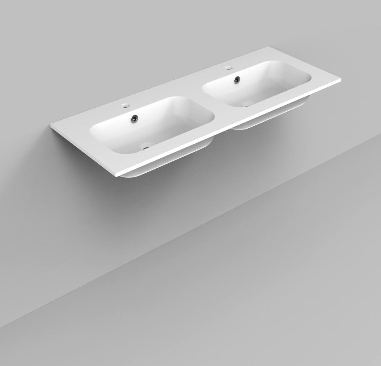 Arcqua Marble Wastafel 120x46 Dubbele wasbak
