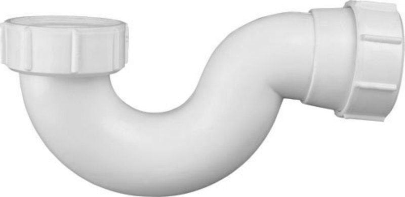 Aqualine Badsifon Kunststof Met Omstelmoer 6/4" Hoogte 74 Mm - Productfoto