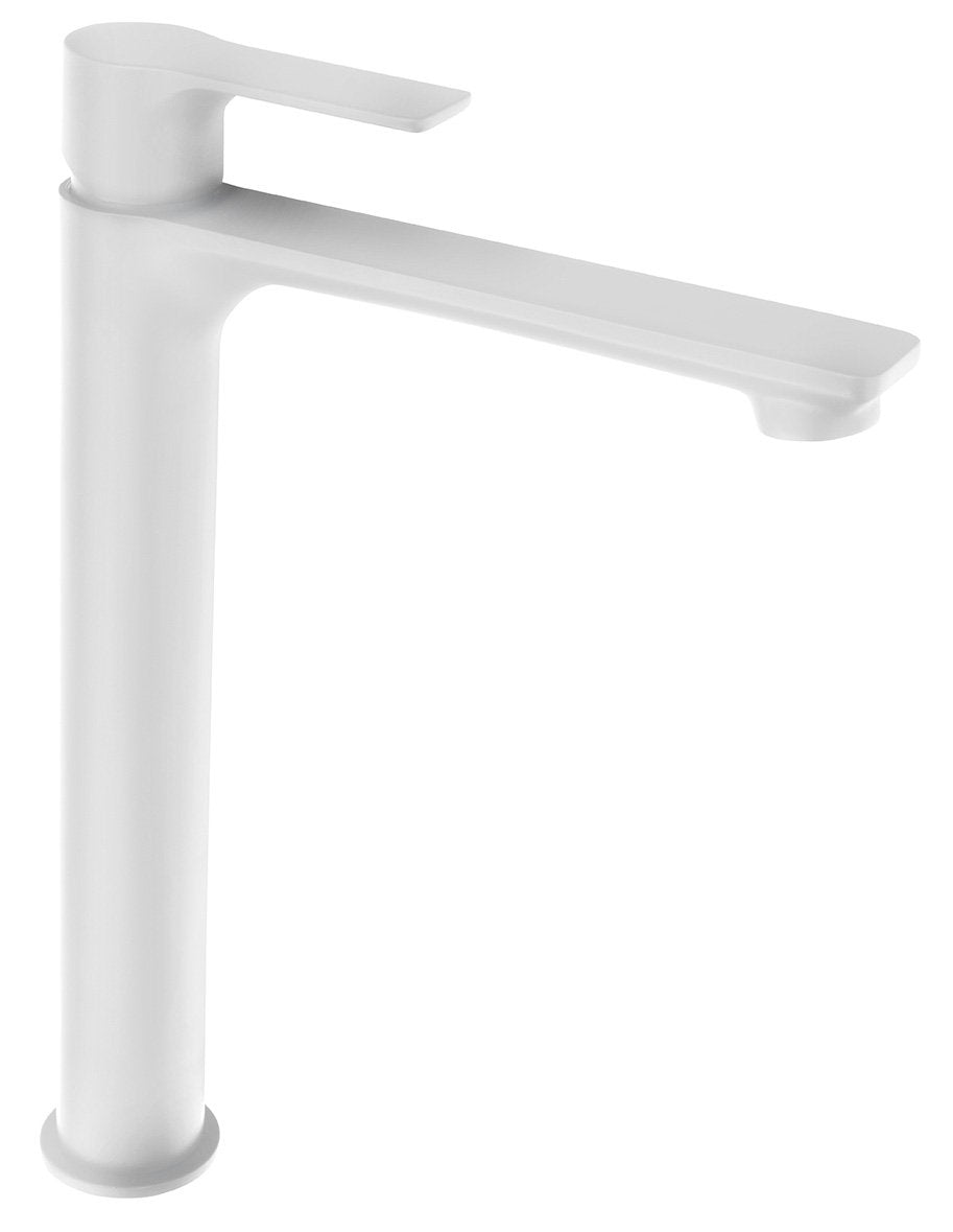 Sapho Pax Hoge Wastafelkraan Mat Wit
