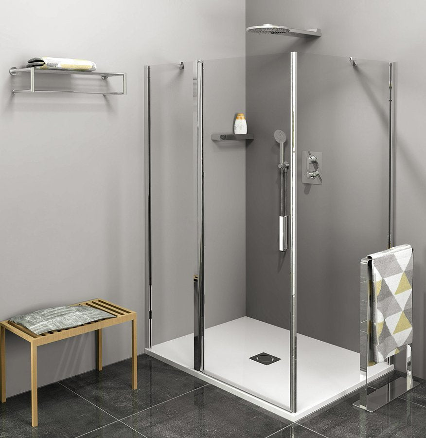 Zoom Line Douchecabine 90x70cm, L/R variant Chroom
