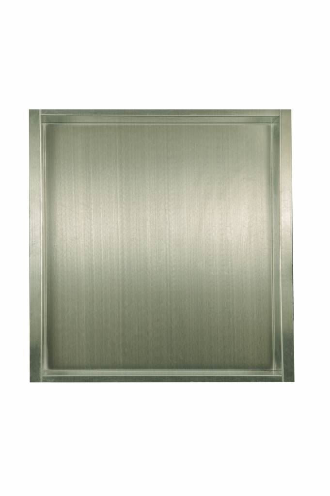 Luzi RVS inbouwnis 30x30x7