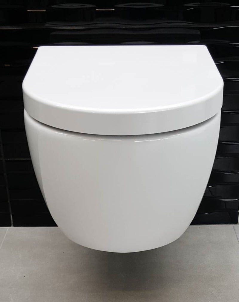 Rimfree toiletpot 54cm Luzi easy flush + zitting