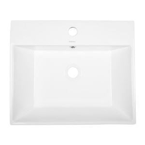 Kerra KR 702 opbouw waskom vierkant 51x43x14.5 wit