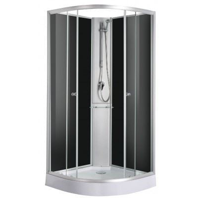Complete douchecabine 90x90 Sanotechnik Rio kitvrij zwart