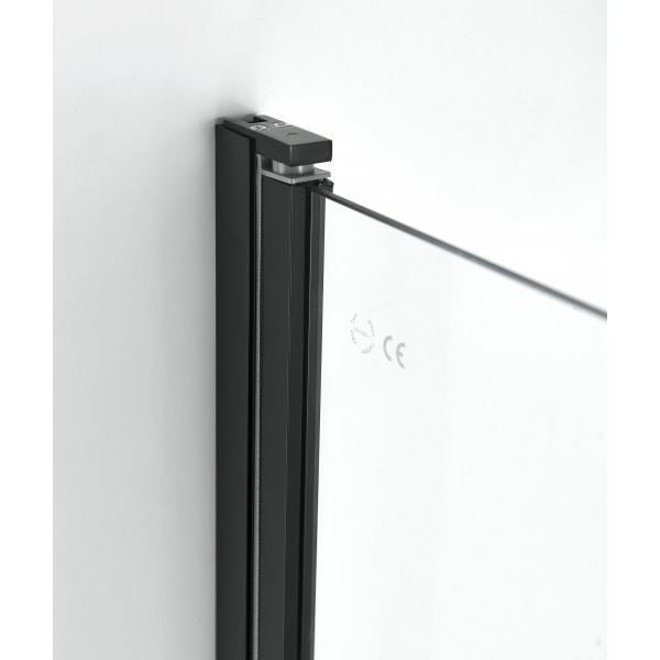 Nisdeur Sanotechnik Elite mat zwart profiel 80x195cm