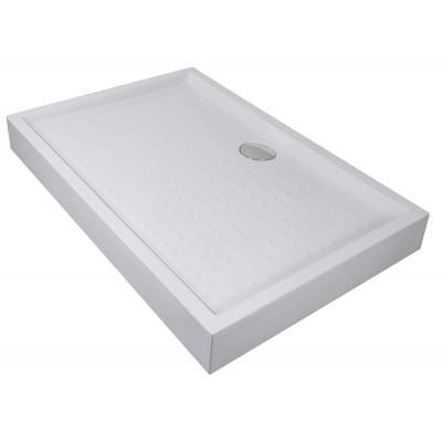 Sanotechnik Douchebak 120 x 80 x 15 Rechthoek met Sifon Simply