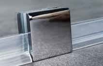 Vrijstaande douchewand 130x30x195 antikalk Sanotechnik Wide