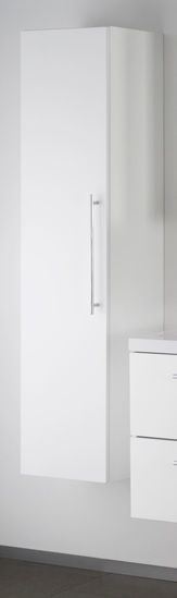 Kolomkast 35x35x150 Sanotechnik Fiora hoogglans wit