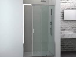 Nis schuifdeur Sanotechnik Elite chroom profiel 100x195cm