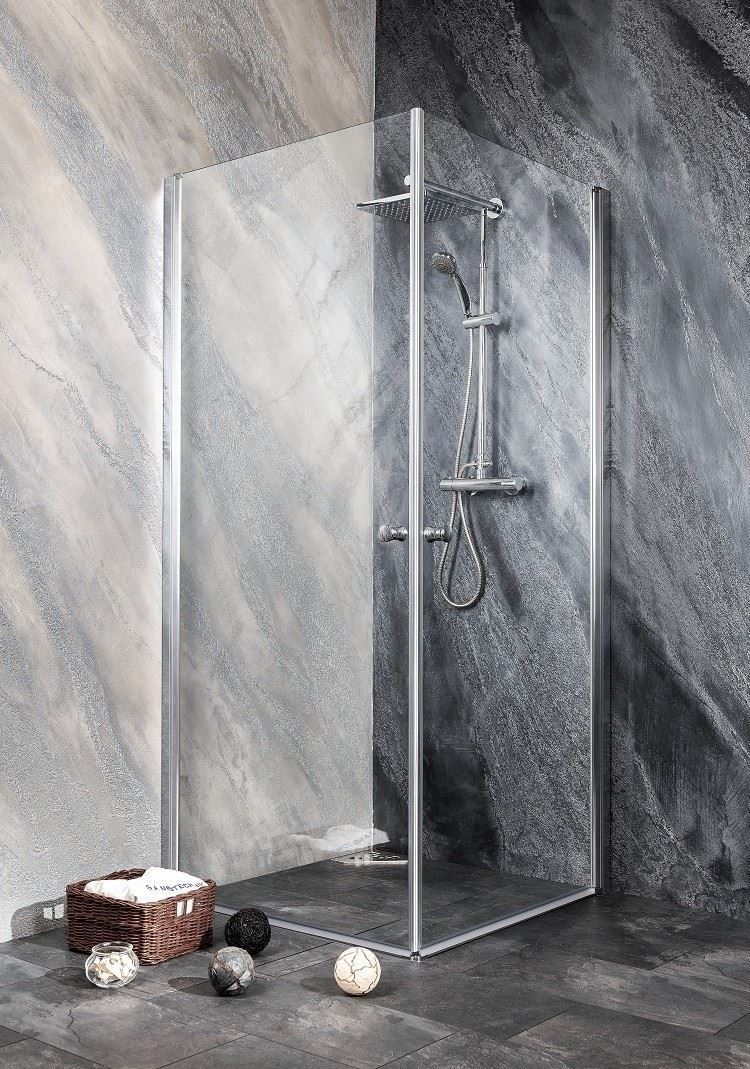 Douchecabine 90x90x195 vierkant antikalk Sanotechnik Brava