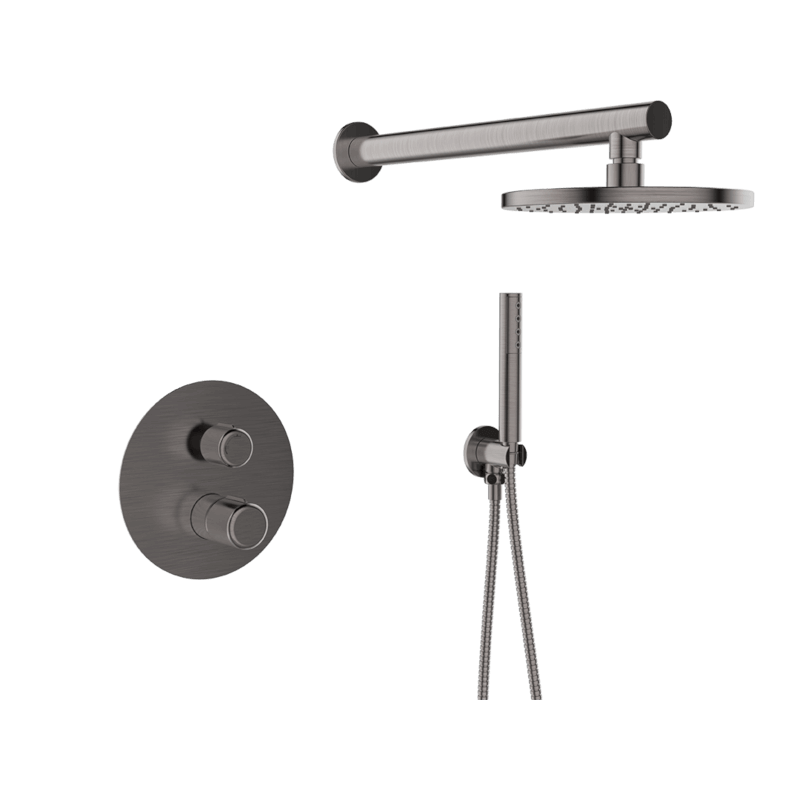 Inbouw Doucheset Gun Metal Laveo Pretto