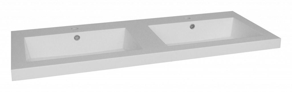 Meubelwastafel 140x47 Trendline dubbele wasbak