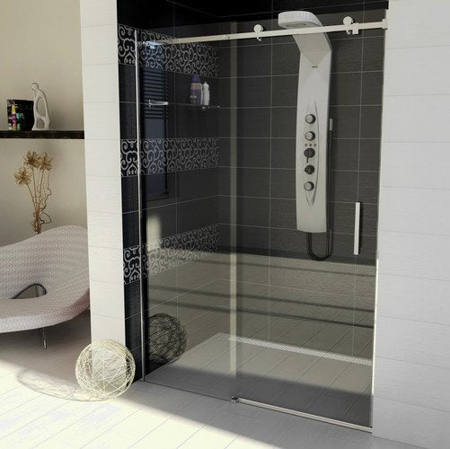 Dragon douche nis schuifdeur 130x200cm (verstelbaar 122-131cm) met antikalk coating