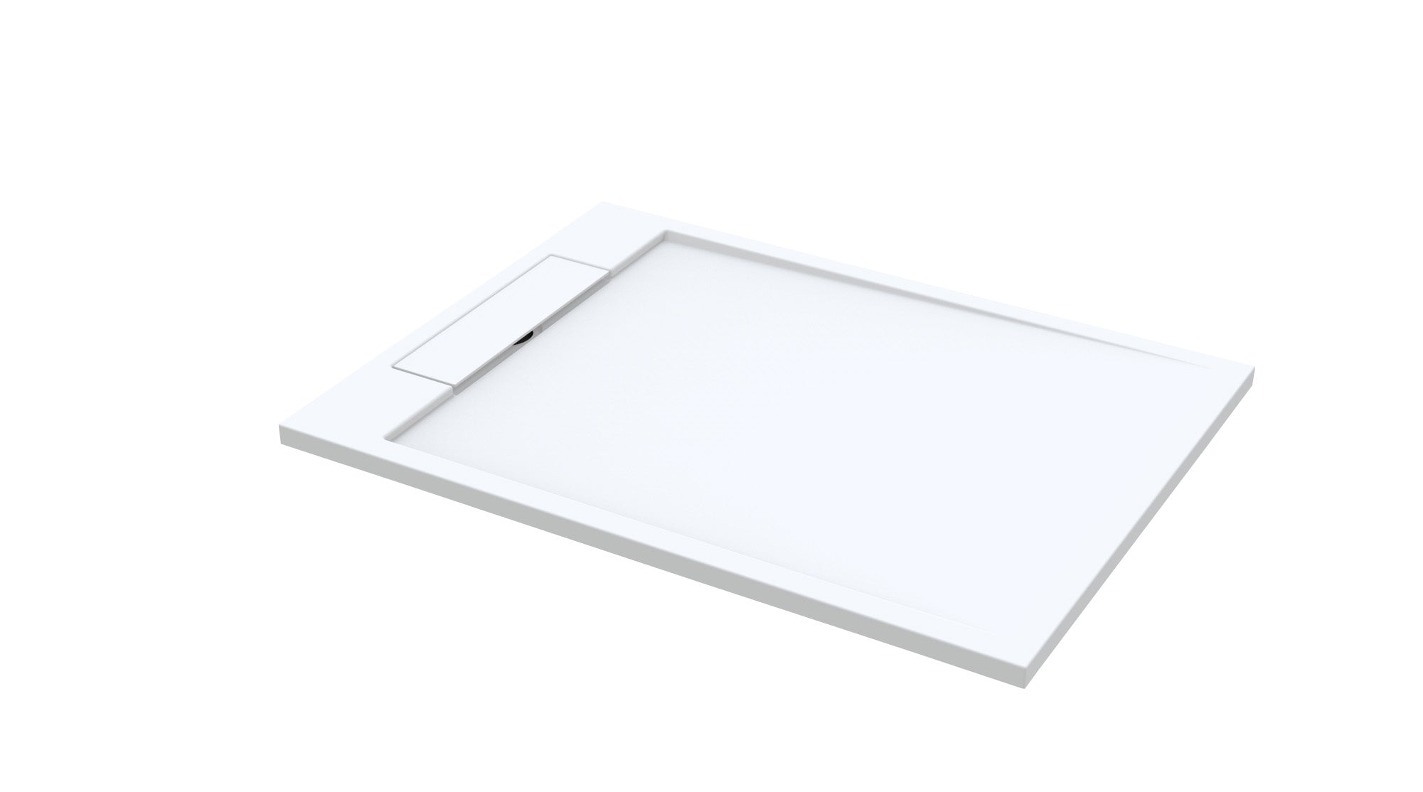 Douchebak Just-Solid 140 x 90 x 4,5 cm Mat Wit