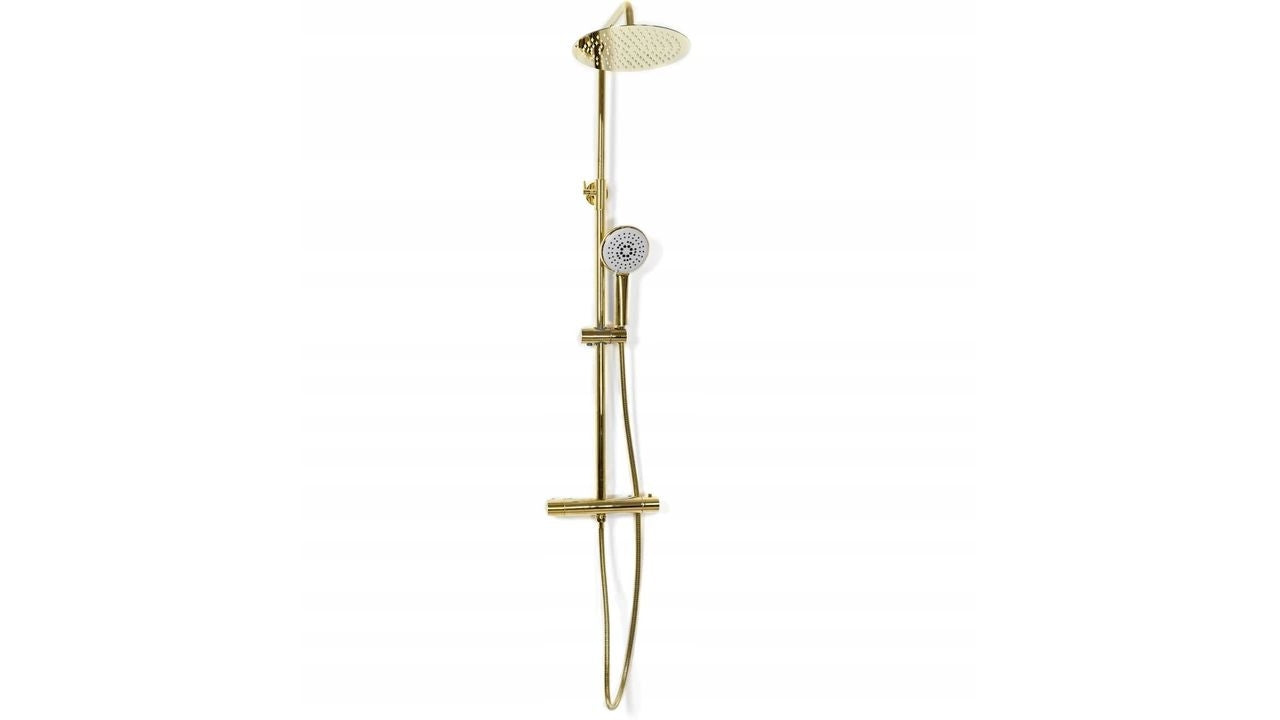 Opbouw Doucheset Vincent Goud met Thermostatische Kraan