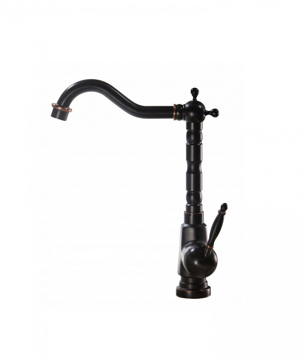 Retro keukenkraan mat zwart Rea Bona Old Black