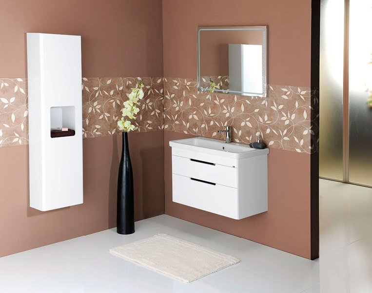 kolomkast Ella hoogglans wit 40x140x20cm Greeploos L/R hoogglans wit