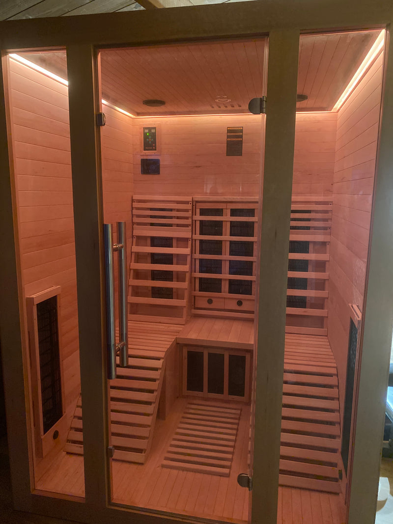 Sauna Oslo 150x150x200cm 2625 Watt 2 persoons infrarood