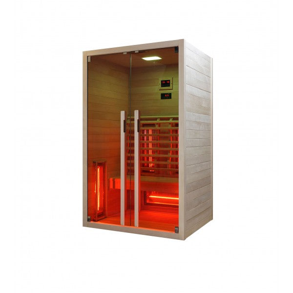 Sauna 120x100x195cm Ruby 2200 Watt 2 persoons infrarood