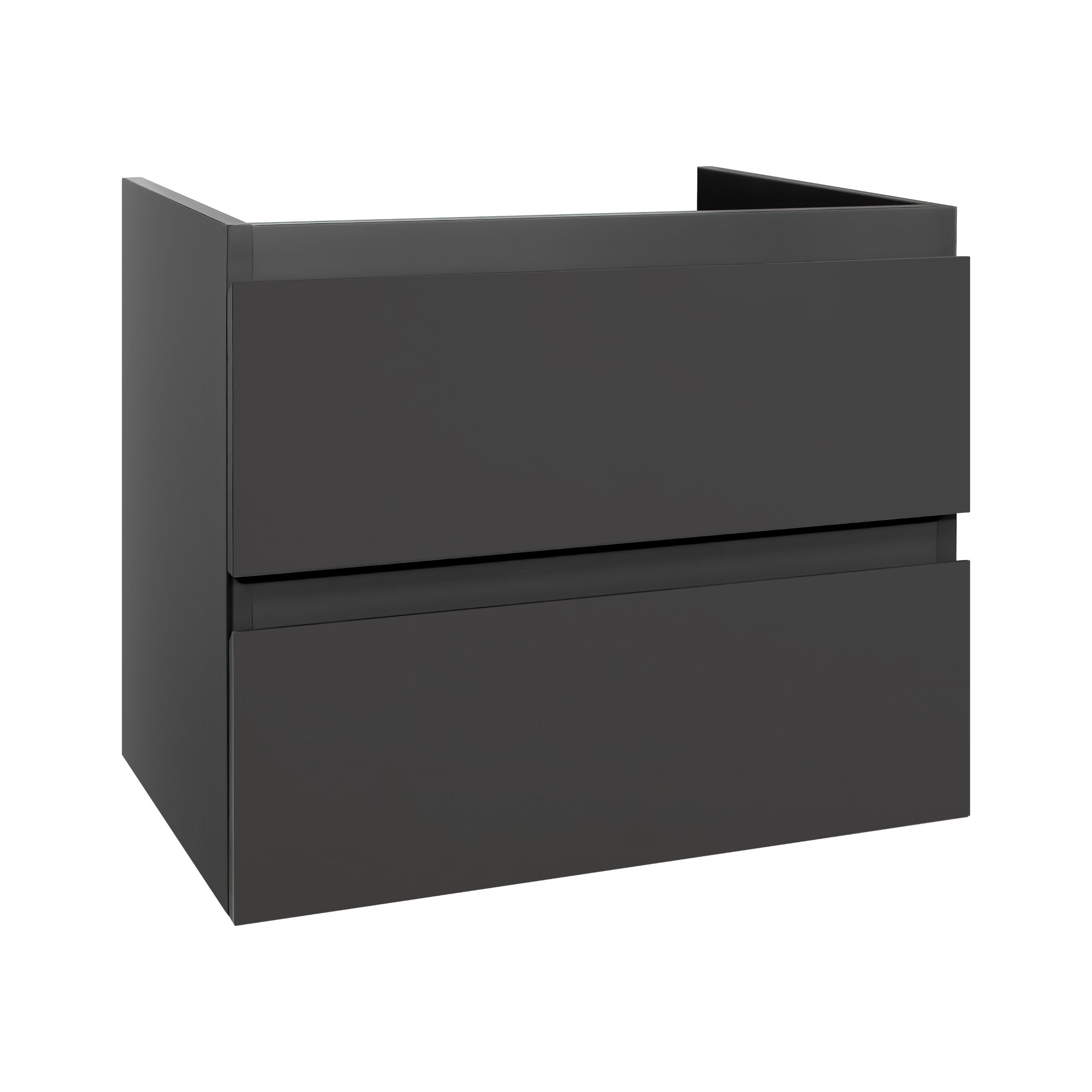 Badmeubel Onderkast Sally 60 x 45 greeploos 2 laden softclose