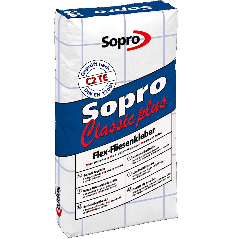 Tegellijm Sopro Classic Plus 808 25kg