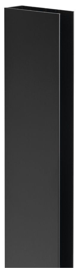 Verbredingsprofiel Altis Line zwart 10mm