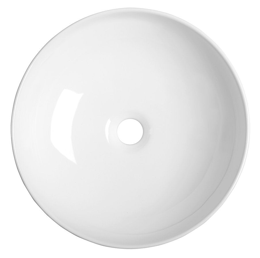 Ronde waskom 40x40cm Sapho Rondane wit
