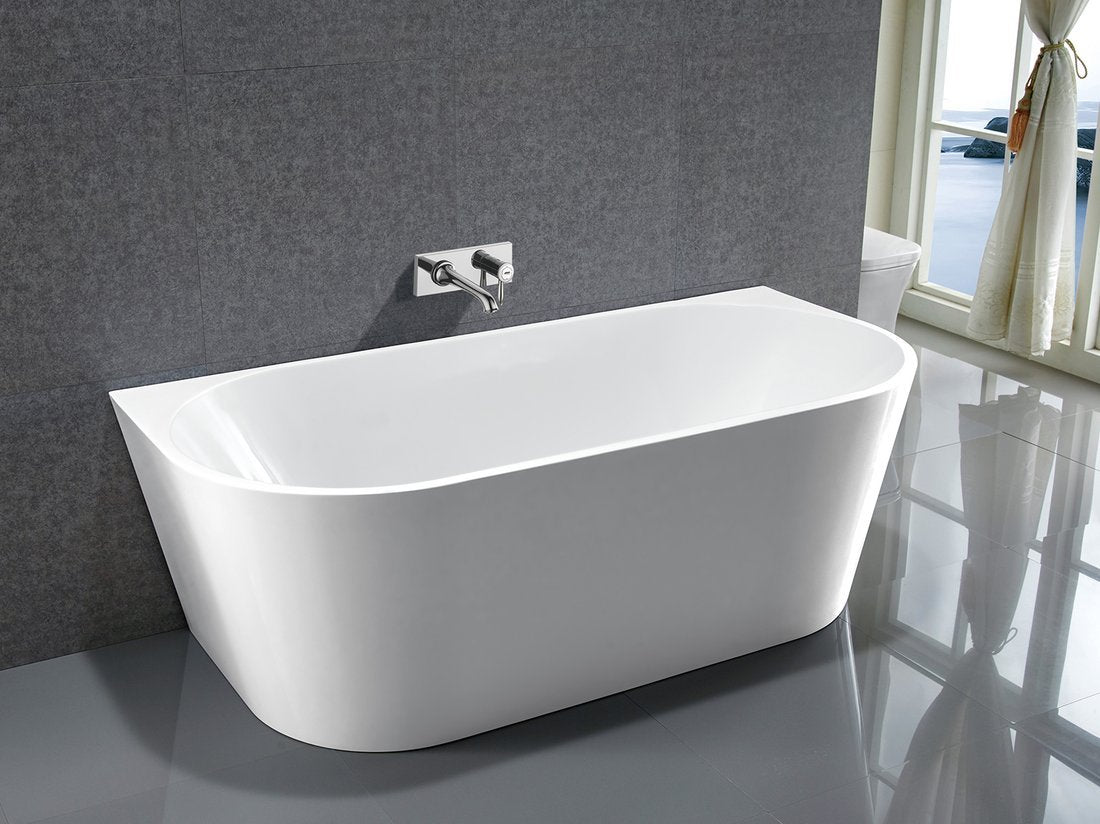 Back to wall vrijstaand bad 170x80 Aqualine Tajo