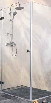 Douchecabine 120x80 Symphony antikalk veiligheidsglas