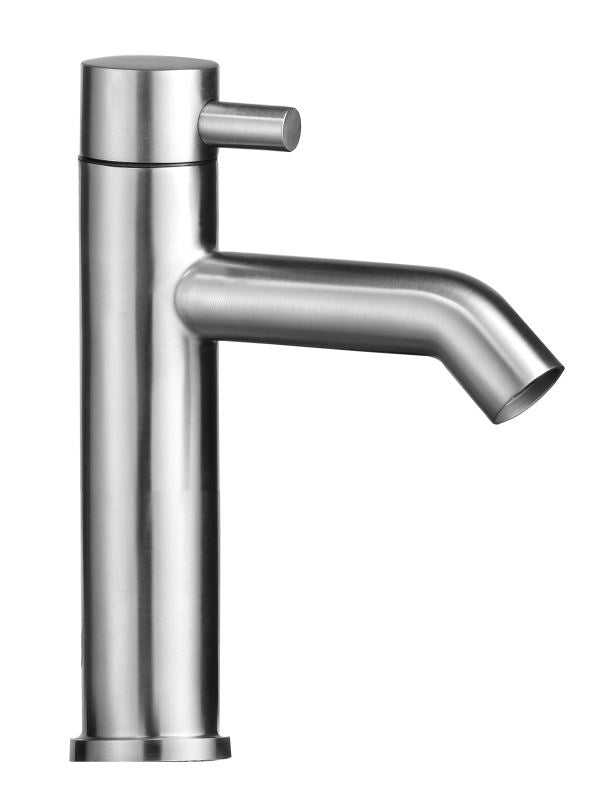 Fonteinkraan Luzi Rond 16cm Hoog RVS