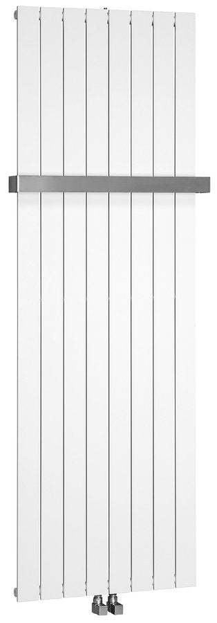 Designradiator 60x180cm 1205W wit midden aansluiting Colonna