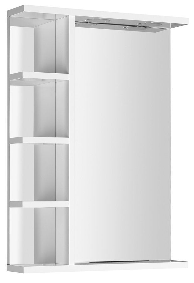 Badkamerspiegel Sapho 50x70x12 En Plankjes 50–60×70 cm Neutraal — met LED-verlichting