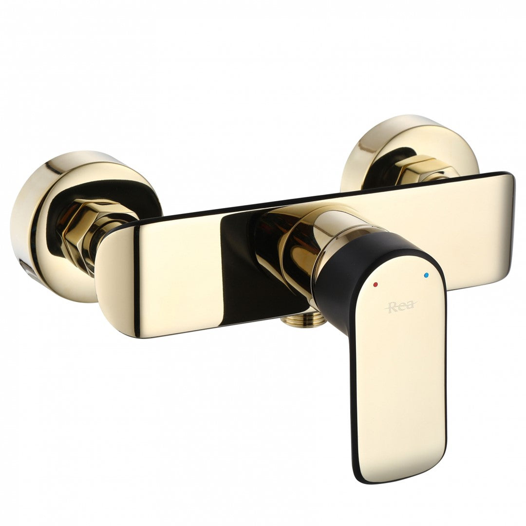Douchekraan met Handdoucheset Glans Goud REA Bloom