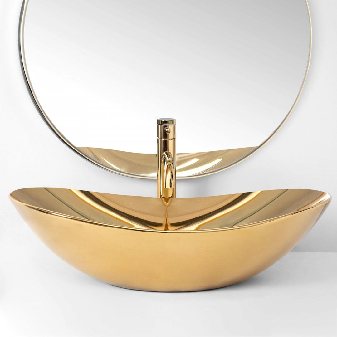 Waskom Royal glans goud 60x36x13