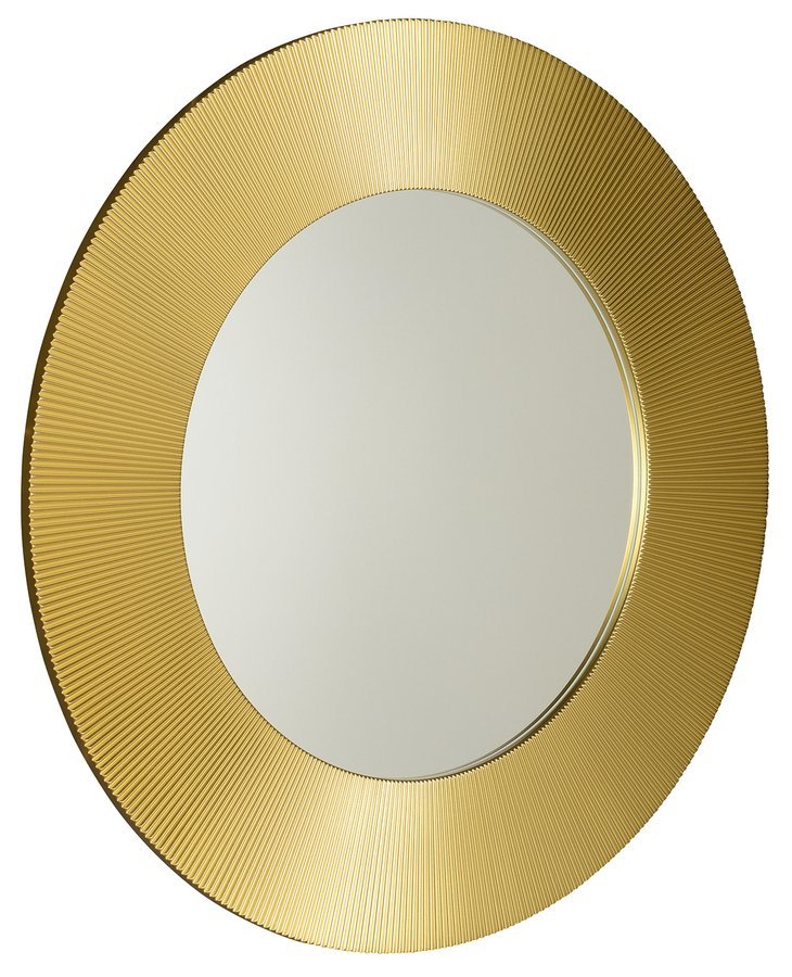 Ronde spiegel goud frame diameter 90cm Sunbeam