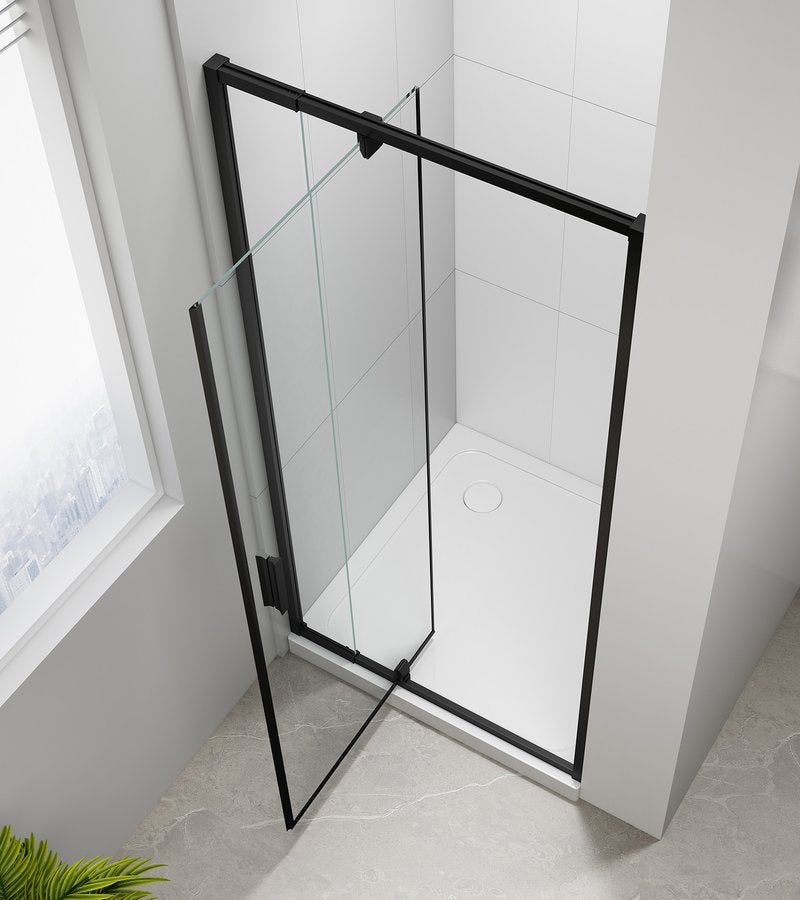 Easy Black Douchedeuren met zijwand