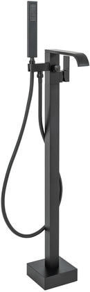 Vloeren badmengkraan Rea Carat Black