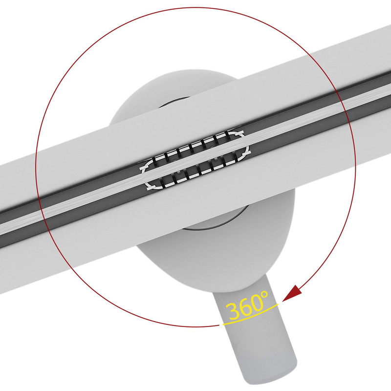 Lineaire afvoer Rea Neo Ultra Slim PRO Brush Steel 80 - View 5