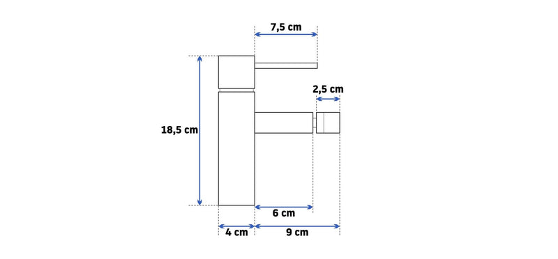 Bidetmengkraan Rea Tess Black - View 5