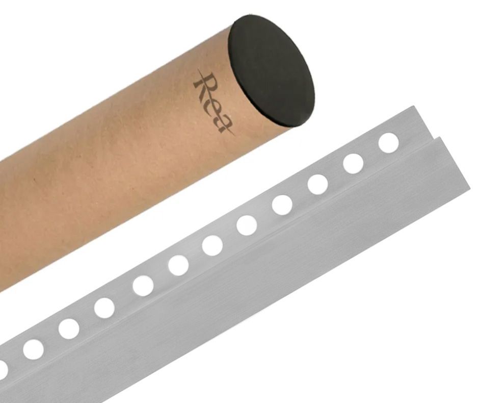 Douchebak profiel 130cm BRUSH NICKEL