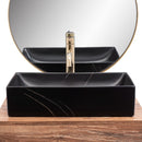 Opzetwastafel REA Inga Black Marble Mat - View 6