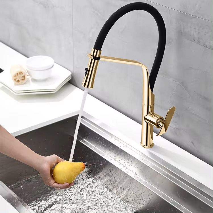 Keukenkraan Rea Castor Black/Gold