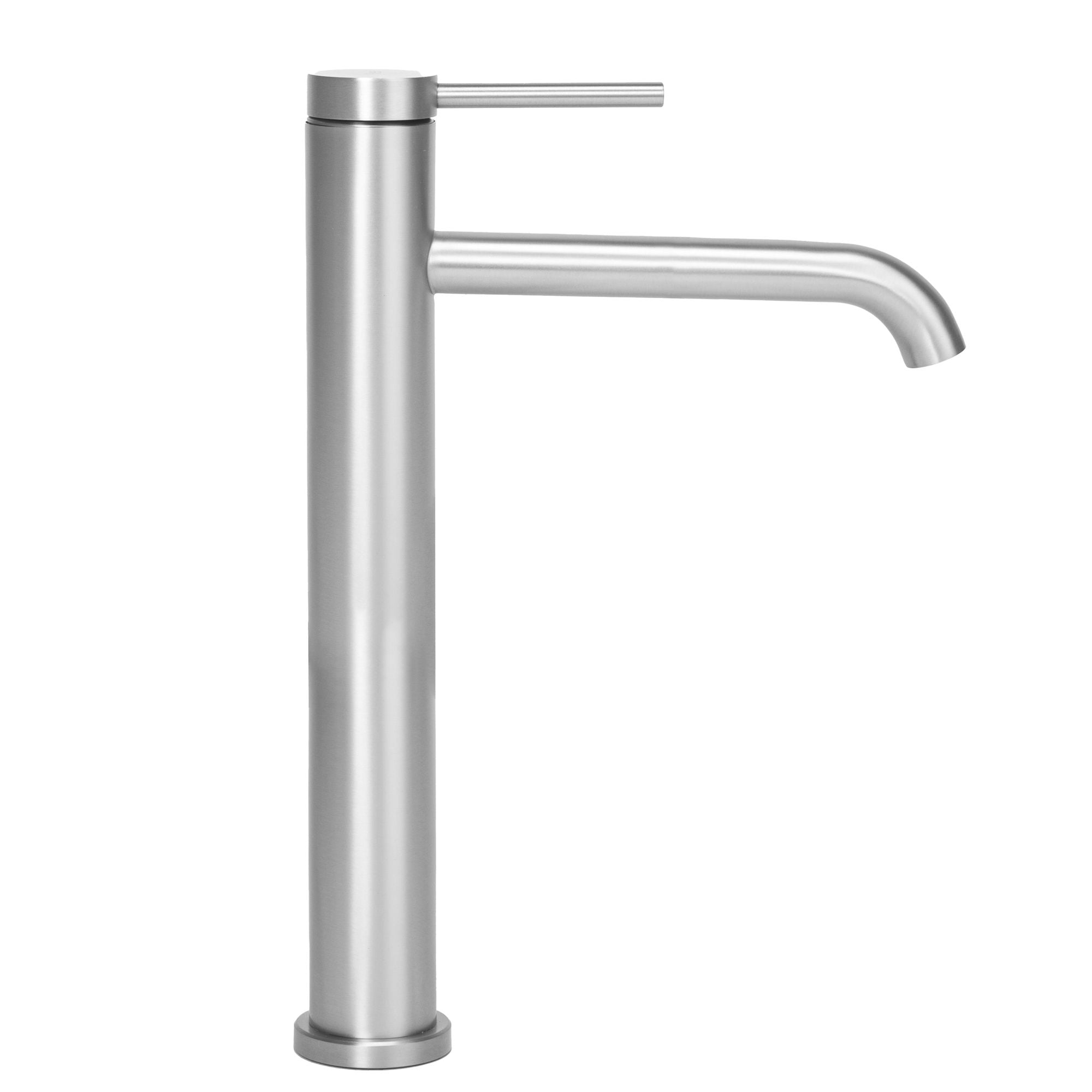 Wastafelkraan Rea Clif Brush Steel High