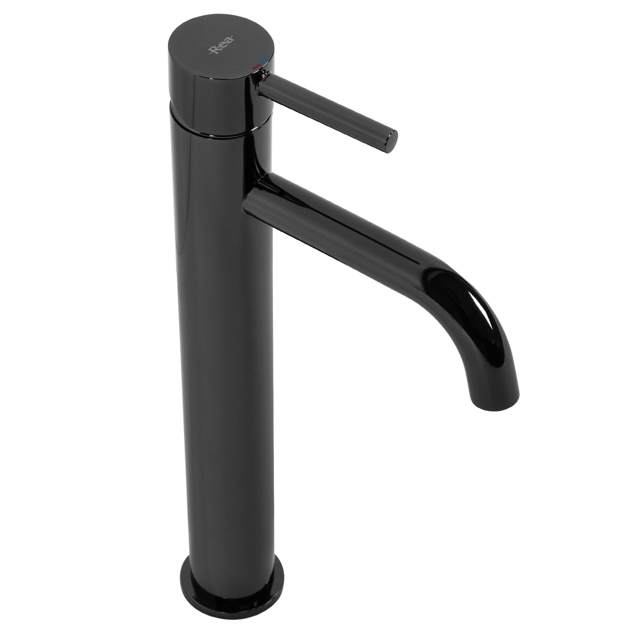 Wastafelkraan Rea Lungo Black Metallic High