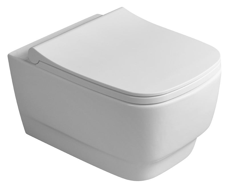 Wandtoilet Bello 35,5x53cm Wit Randloos