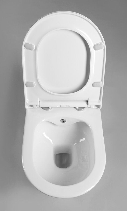 Inbouwset voor Rimless bidet toilet Avva Wit Compleet