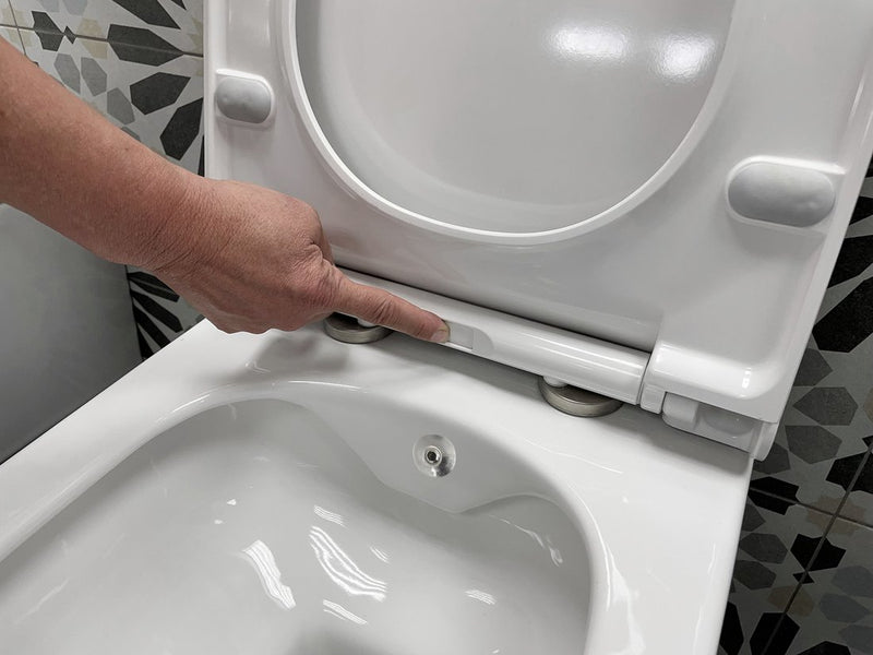 Inbouwset voor Rimless bidet toilet Avva Wit Compleet