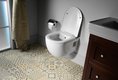 Rimless Bidet Toilet Wit Brilla 35,5x53cm met sproeier